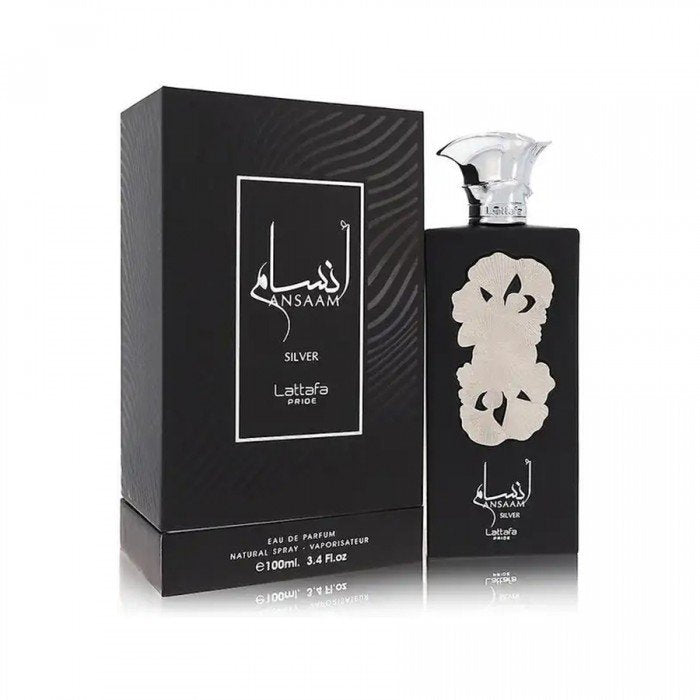 Ansam Silver Perfume - Elegant Fragrance | Long-Lasting Scent عطر أنسام سيلفر - رائحة أنيقة | ثبات يدوم طويلاً