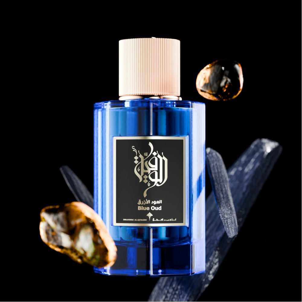 blue oud ibrahim elqurashi 100 ml - العود الازرق ابراهيم القرشي